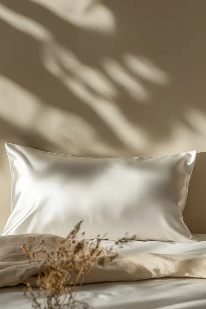 Silk Pillowcases Off White King (Pack of 2)