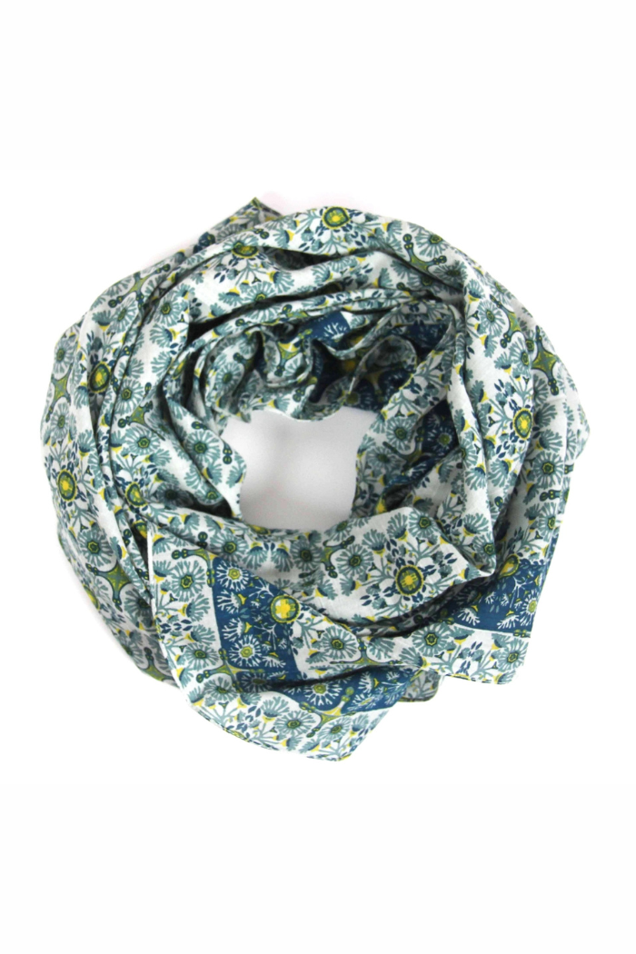 Tangerine Yellow Cotton Square | Les Belles Vagabondes