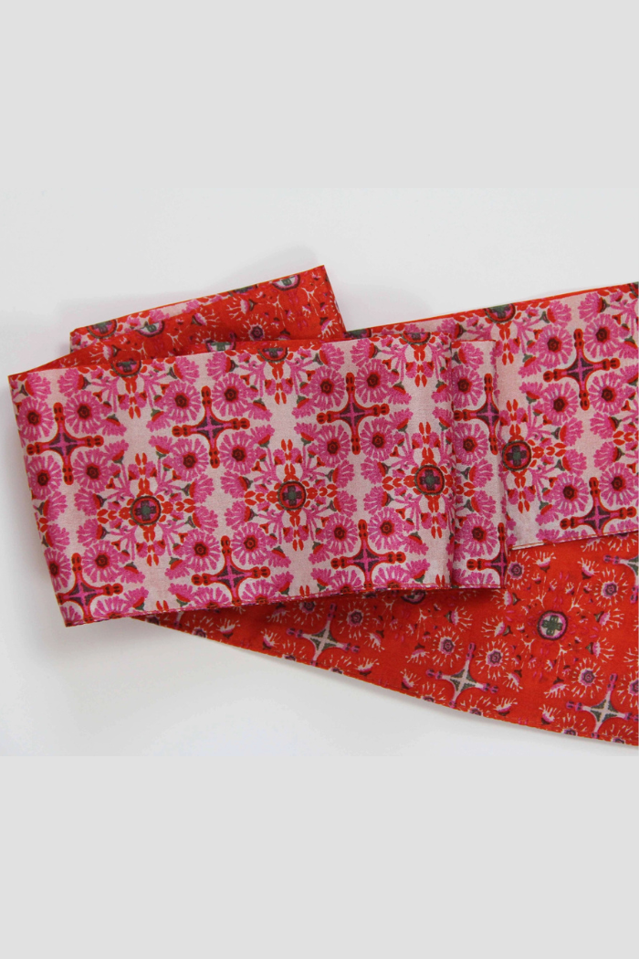 100% Silk Casablanca Fuchsia Headband