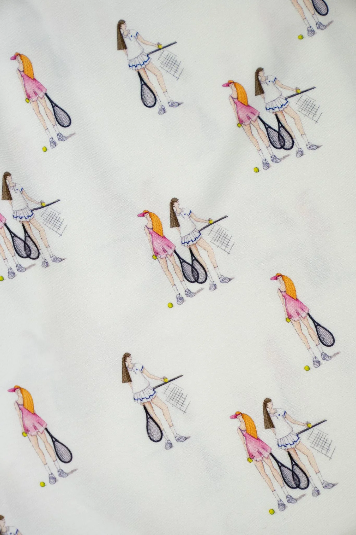 Jolene Long Pajama Set — Tennis back