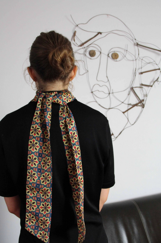 Marrakech Yellow Silk Headband | Les Belles Vagabondes
