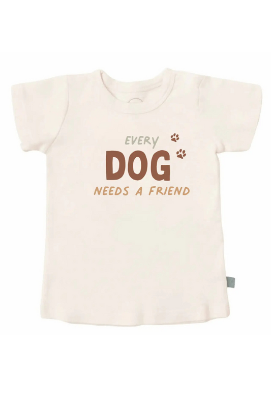 Kid Organic Graphic Tee | Every Dog Needs A Friend In Sun Valley