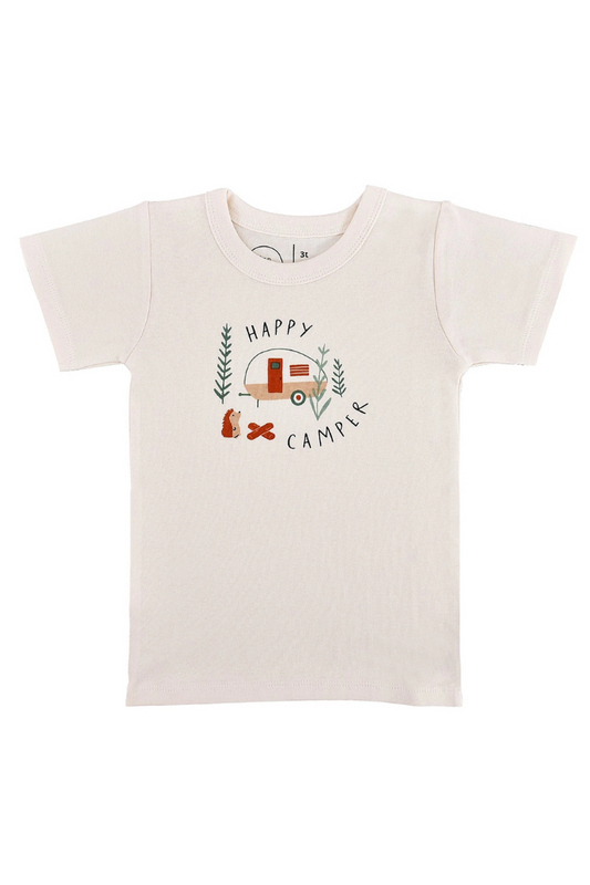 Kid Toddler Graphic Tee | Happy Camper