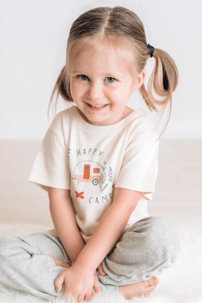Happy Camper Sun Valley | Organic Toddler Graphic Tee