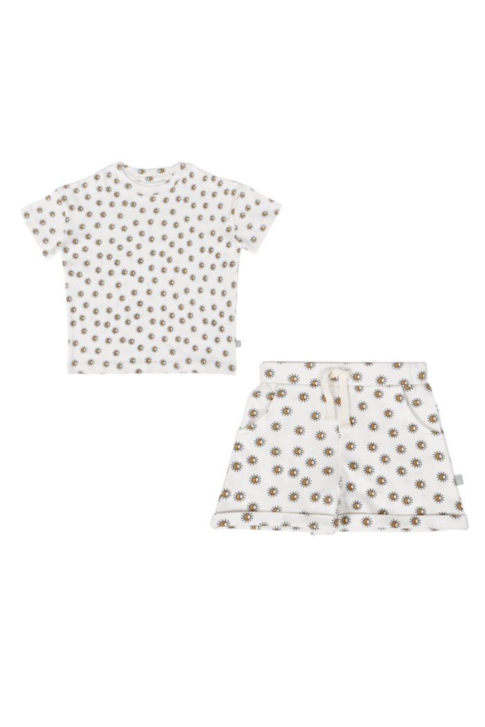 Organic Toddler Kids Organic Shirt & Short Set | Sun Ray