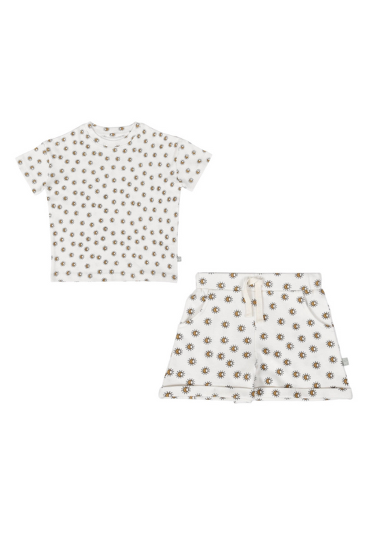 Organic Toddler Kids Organic Shirt & Short Set | Sun Ray