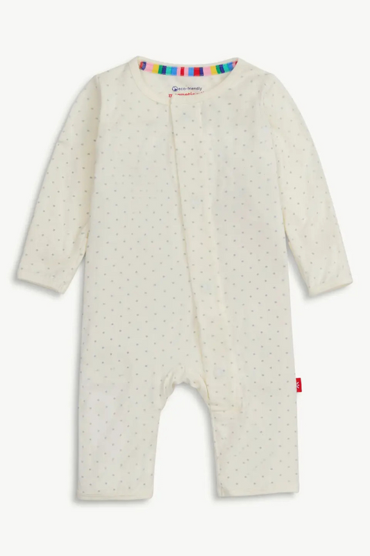 Pin Dot Cream Coverall