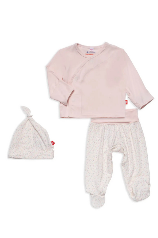 BEDFORD FLORAL TAKE ME HOME KIMONO SET