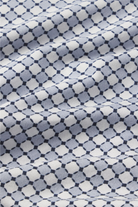 Eberjey Gisele Long PJ Set — Blue Geo Sphere back