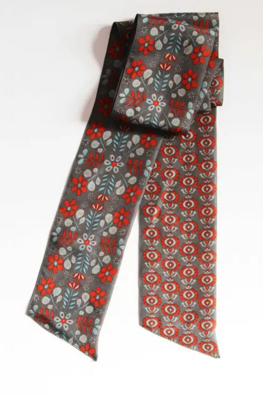 Ludmila Brown Silk Headband | Les Belles Vagabondes