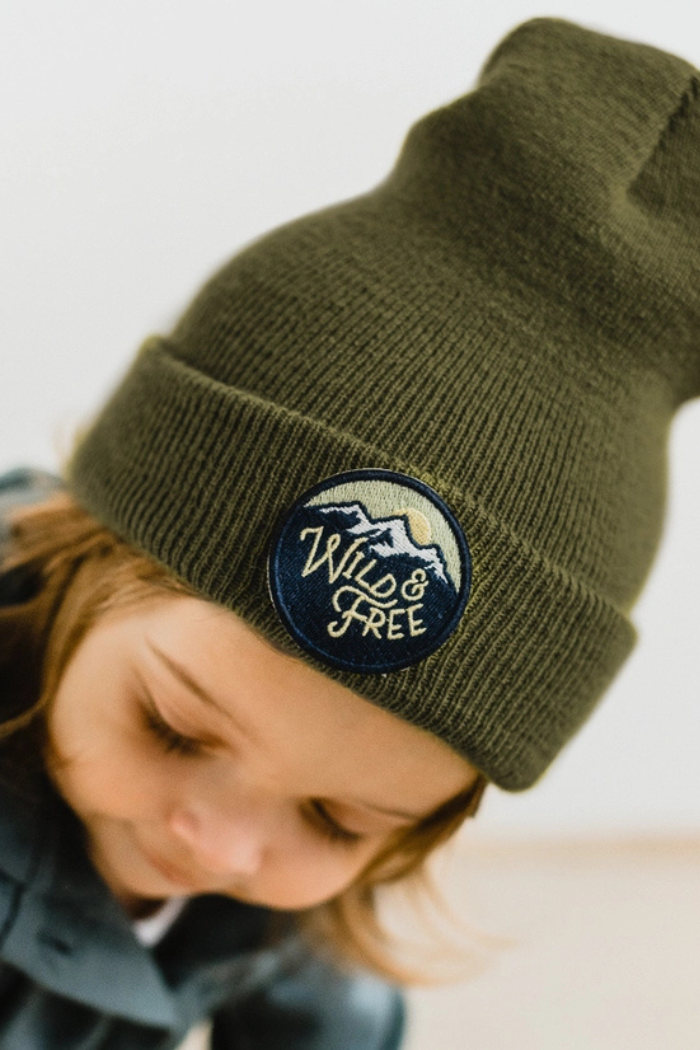 Wild and Free Moss Infant/Toddler Beanie Fits Ages 0-4