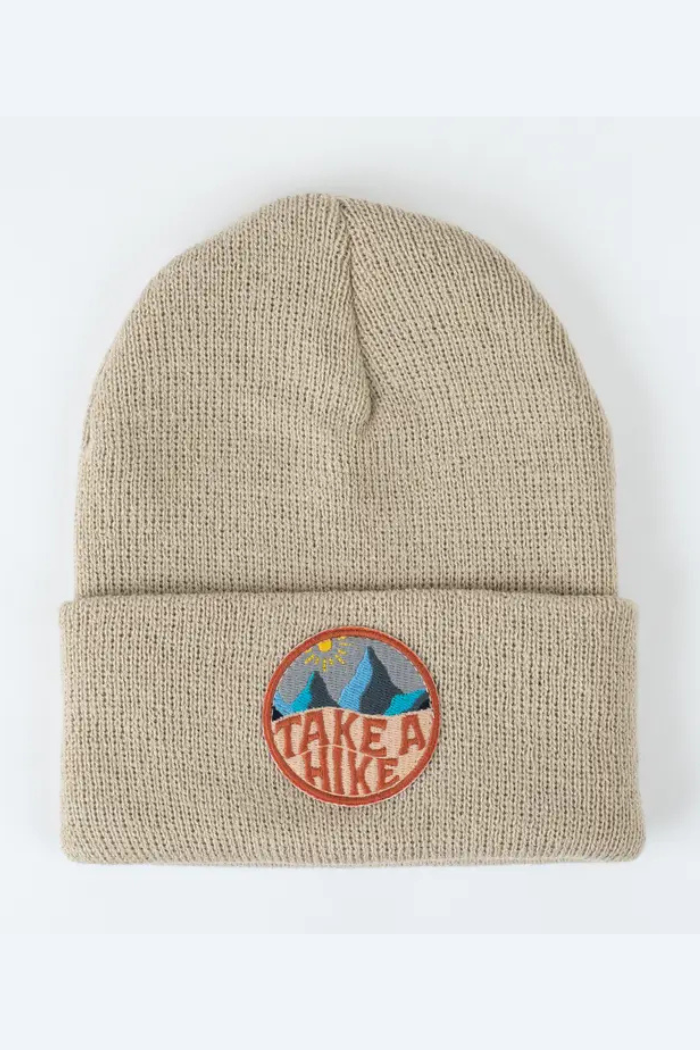 Take A Hike Sand Infant/Toddler Beanie Fits Ages 0-4