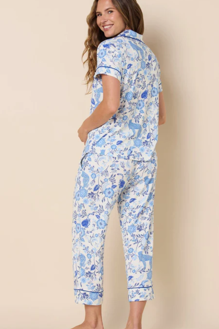 Savannah Soiree Pima Knit Capri Set | The Cat's Pajamas