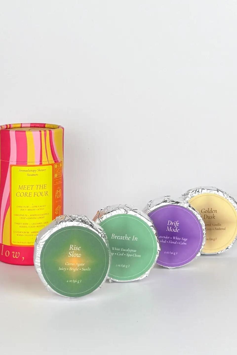 Meet the Core Four Aromatherapy Shower Steamers