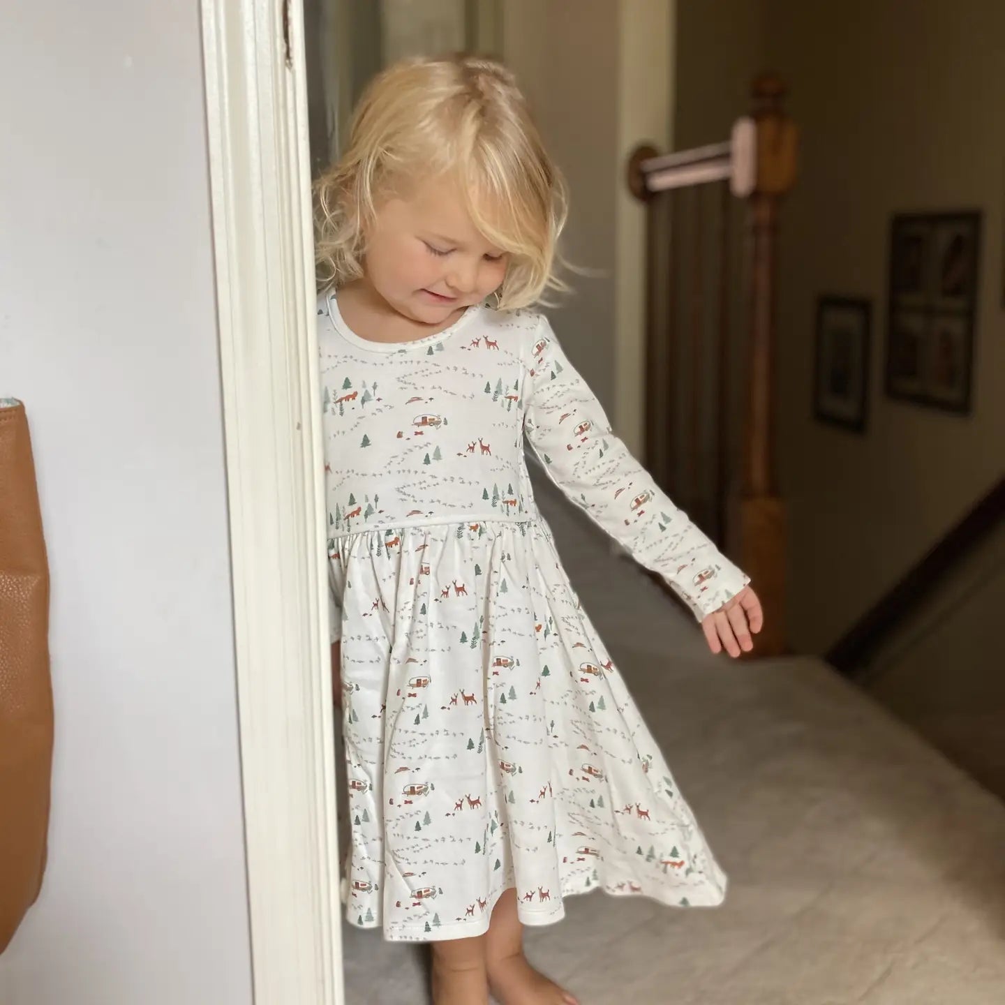 Into the Woods Organic Cotton Twirl Dress | Finn + Emma