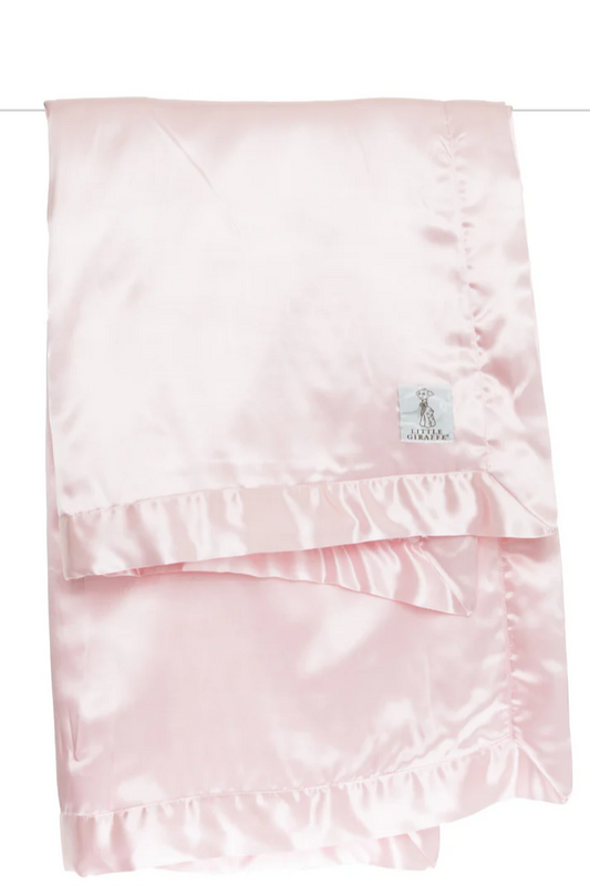 Little Giraffe Satin Back Chenille Blanket