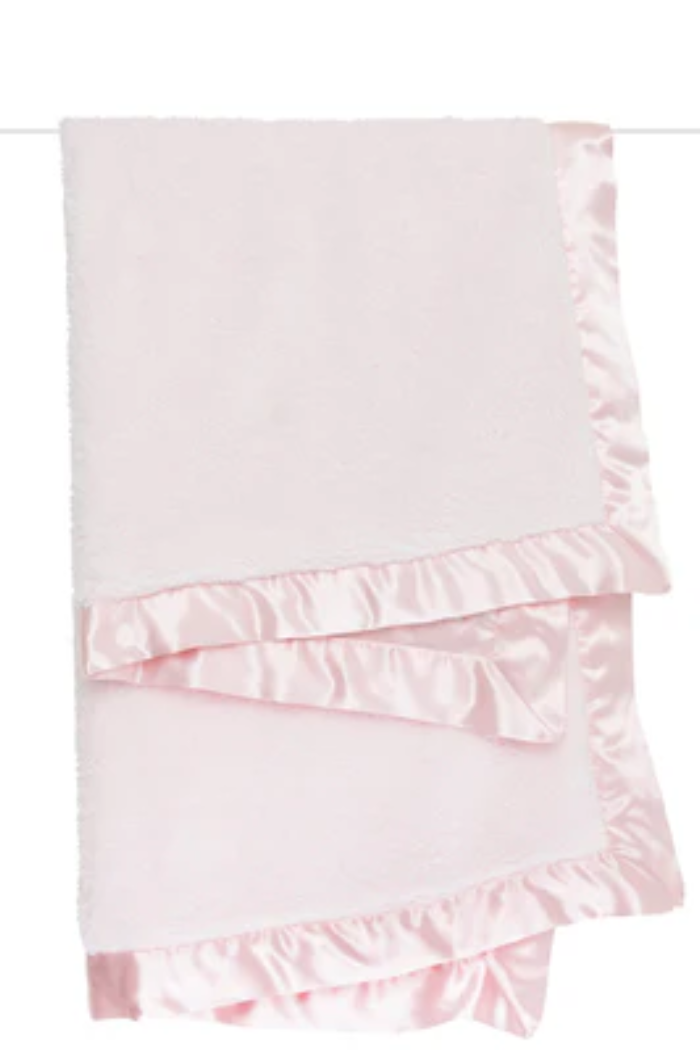 Little Giraffe Satin Back Chenille Blanket