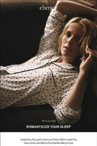 Eberjey Gisele Long PJ Set — White / Black Hearts detail