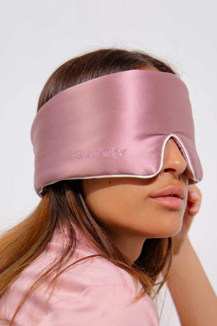 Damask Rose Pipe Dreams Silk Sleep Mask