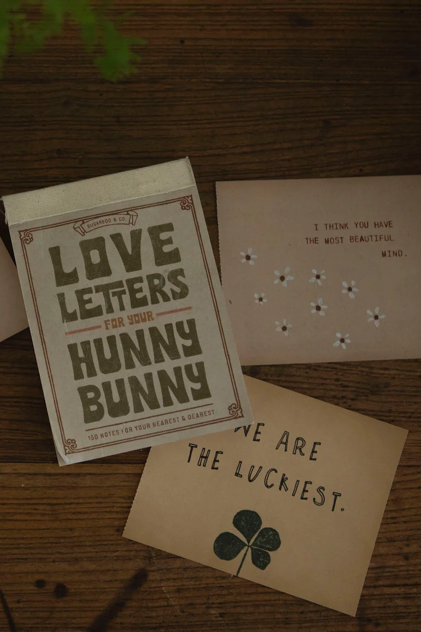 150 Love Letters For Your Hunny Bunny Notepad