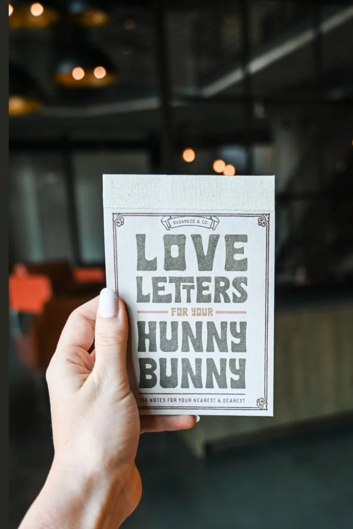 150 Love Letters For Your Hunny Bunny Notepad