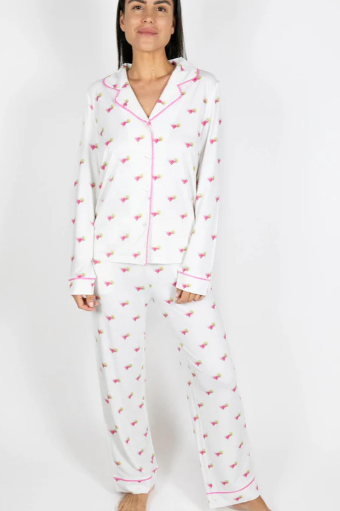 Cosmos Long Sleeve Pajama Set | Aspen Dream