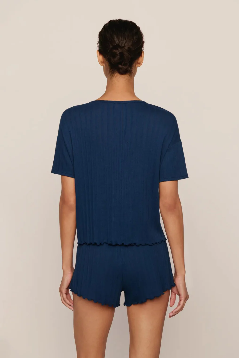 Eberjey | Pointelle Short Sleeve Tee Shirt