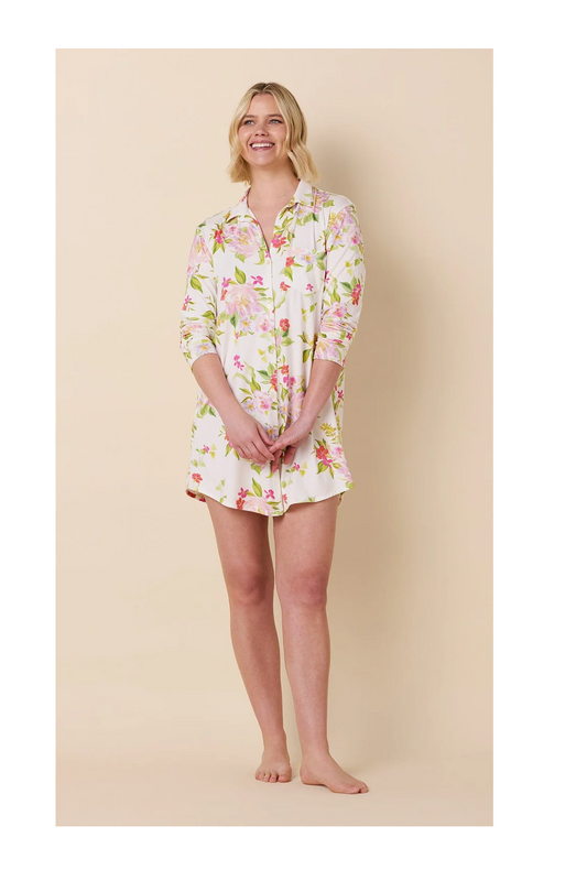 Florentina Pima Knit Night Shirt | The Cat's Pajamas