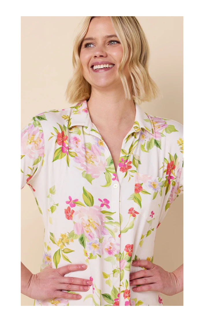 Florentina Pima Knit Night Shirt | The Cat's Pajamas