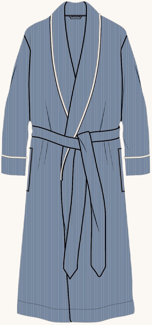 Gisele Printed TENCEL™ Modal Long Robe | Eberjey