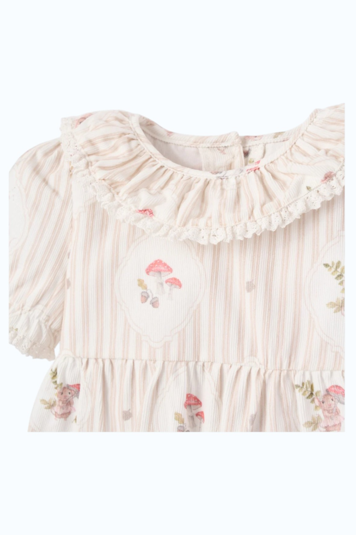 Magical Mouse Cameo Striped Bubble | Elegant Baby
