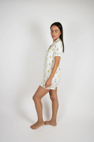 Jolene Short Pajama Set — Pineapple detail