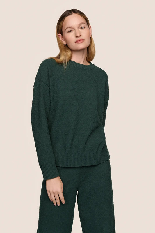 RECY Boucle Crew Pullover / Relaxed Pant Set | Eberjey