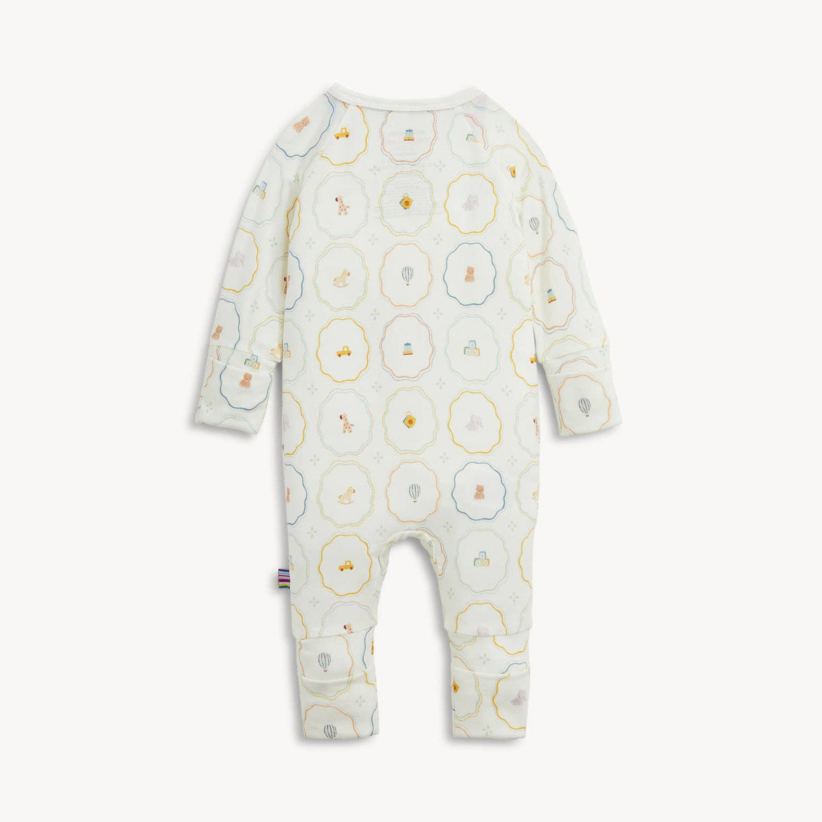 Nursery Magic Cream TENCEL™ Modal Baby Convertible Coverall | Magnetic Me