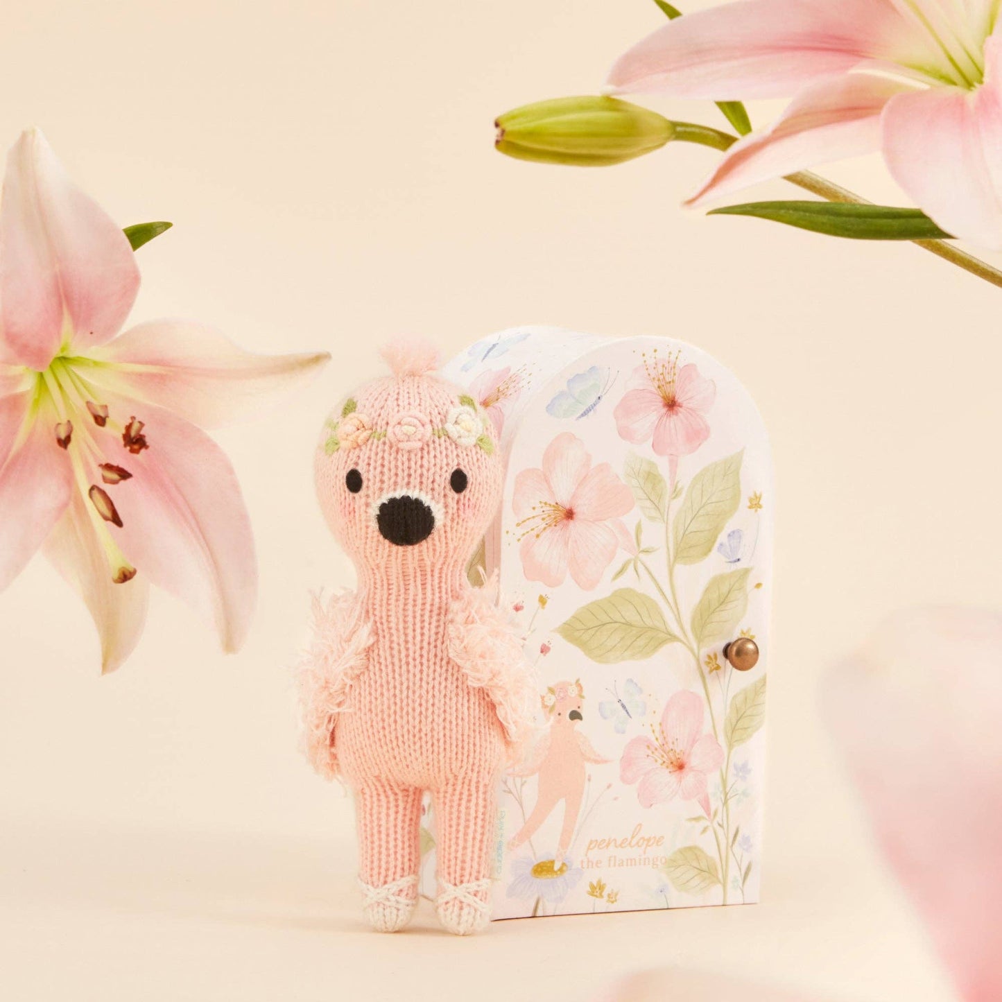 Penelope the Flamingo | 6 in. | Cuddle + Kind