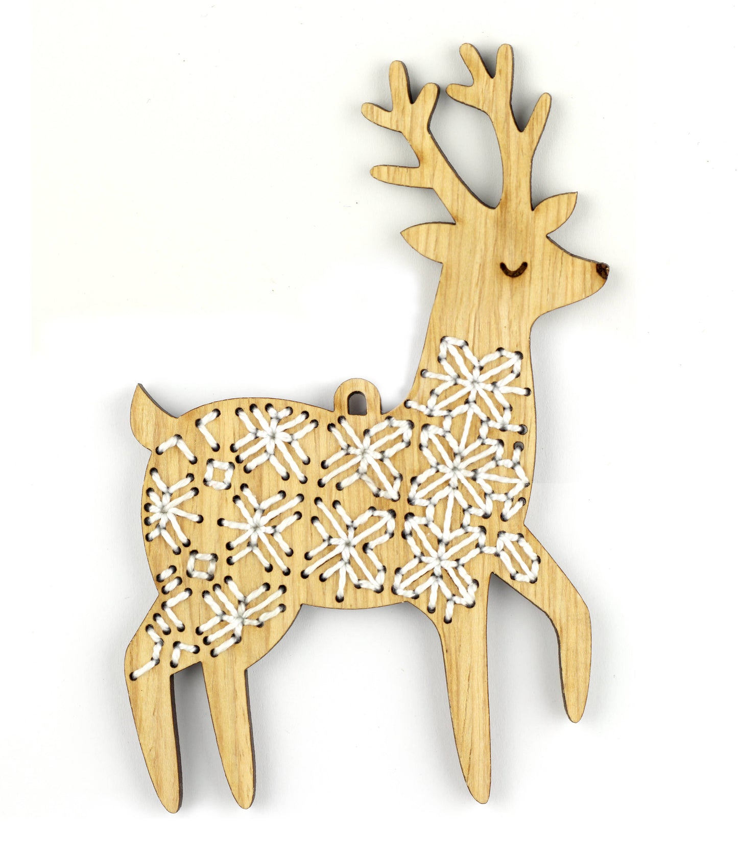 Reindeer DIY Stitched Ornament Kit | Kiriki Press