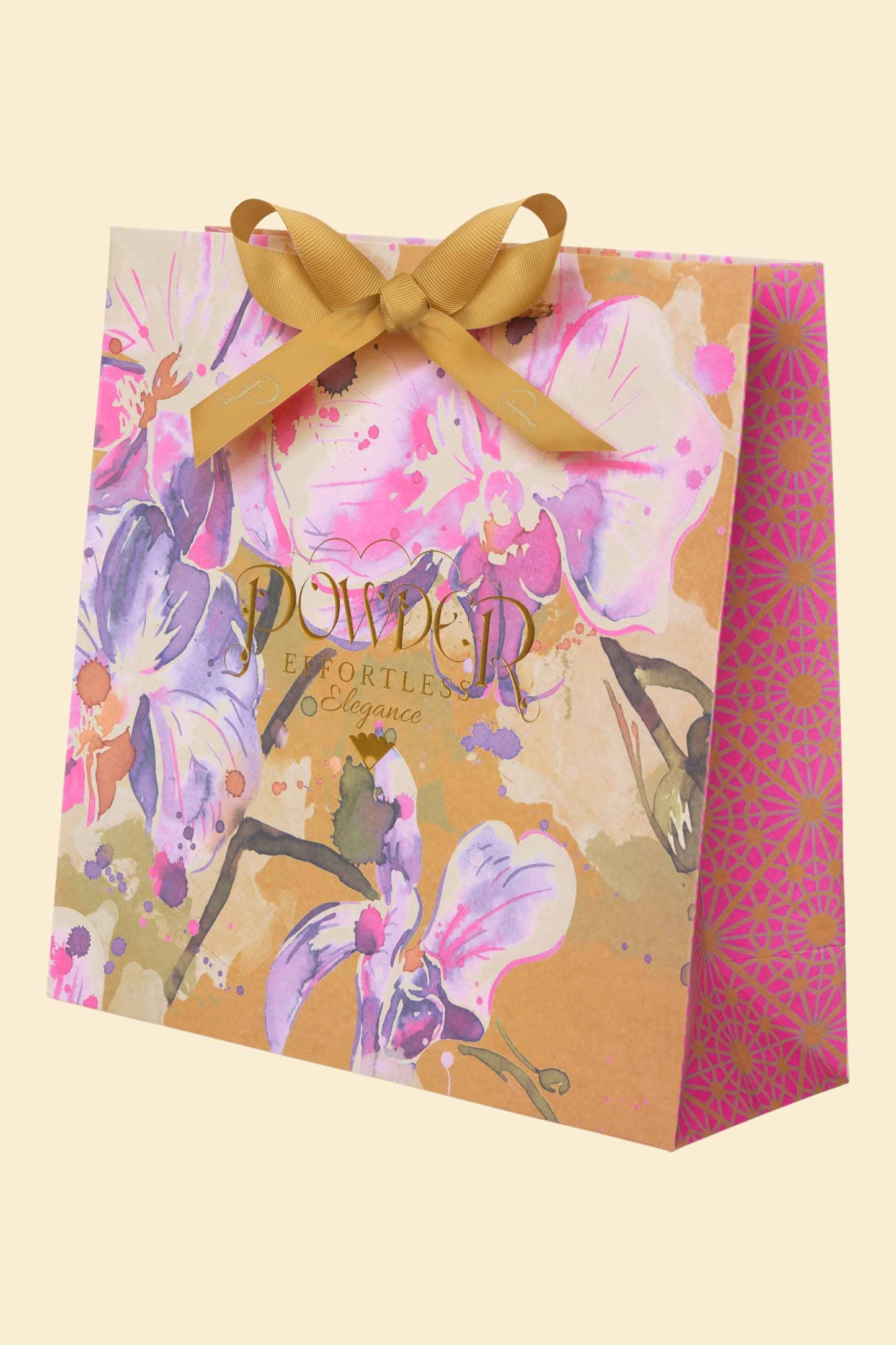 Tropical Flora & Fauna Kimono Gown | Powder Design