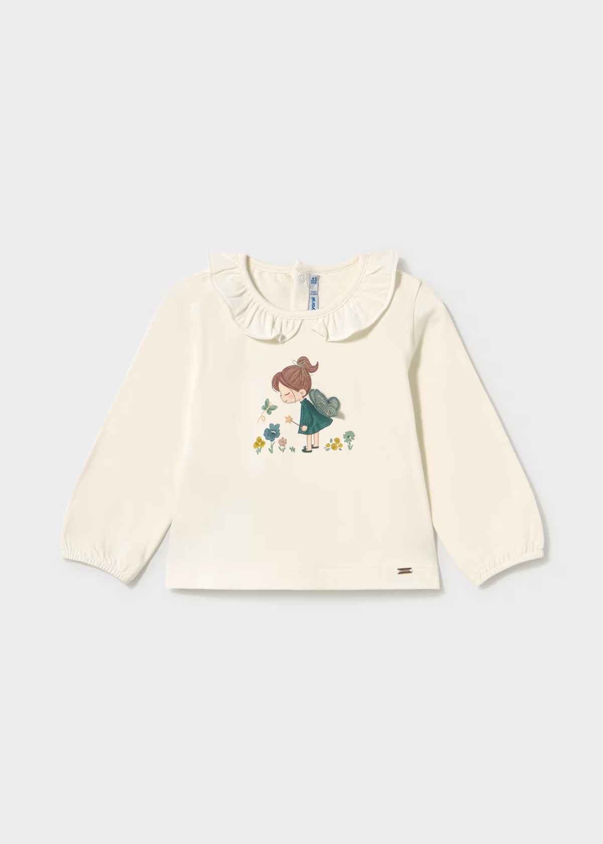 Baby Ruffle Collar T-Shirt | Mayoral