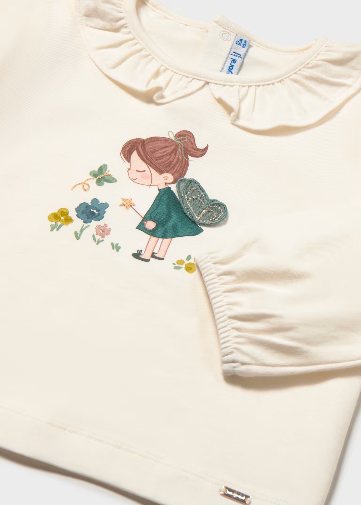 Baby Ruffle Collar T-Shirt | Mayoral