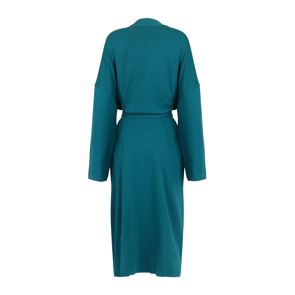 Organic cotton knitted kimono robe