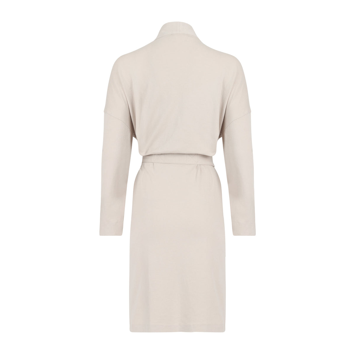 Organic cotton knitted kimono robe