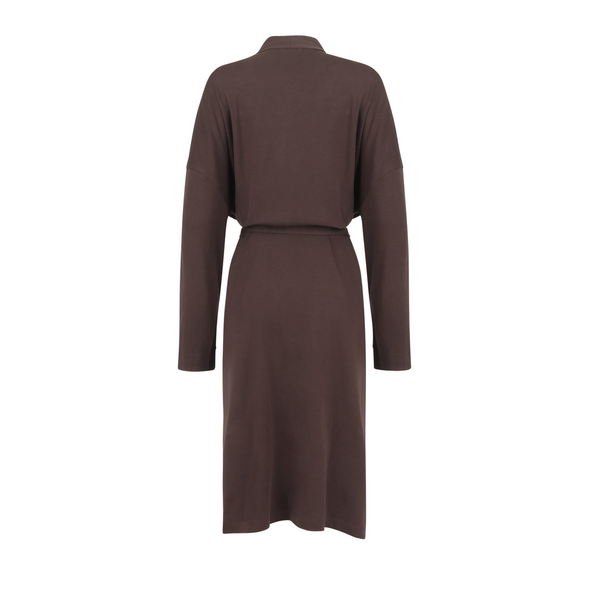 Organic cotton knitted kimono robe