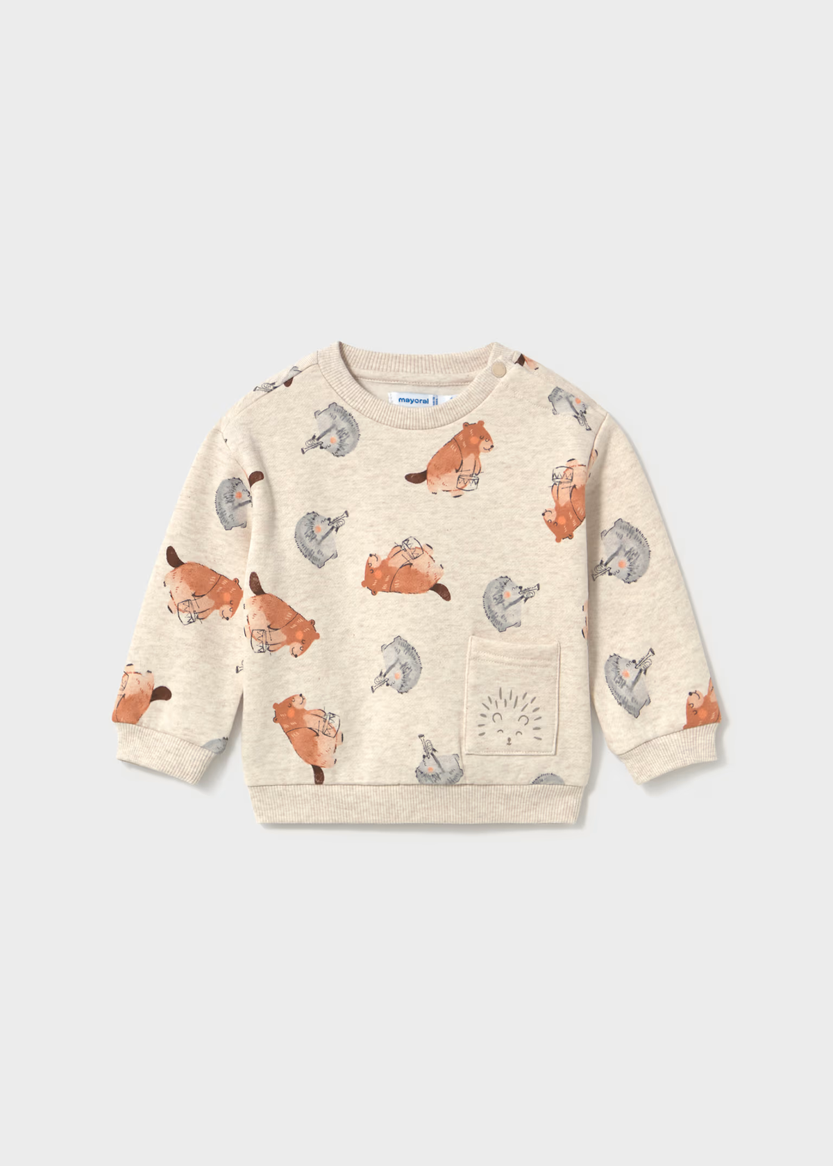 Baby Animal Pocket Sweatshirt | Mayoral