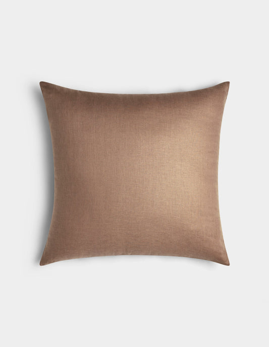 Linen throw pillow
