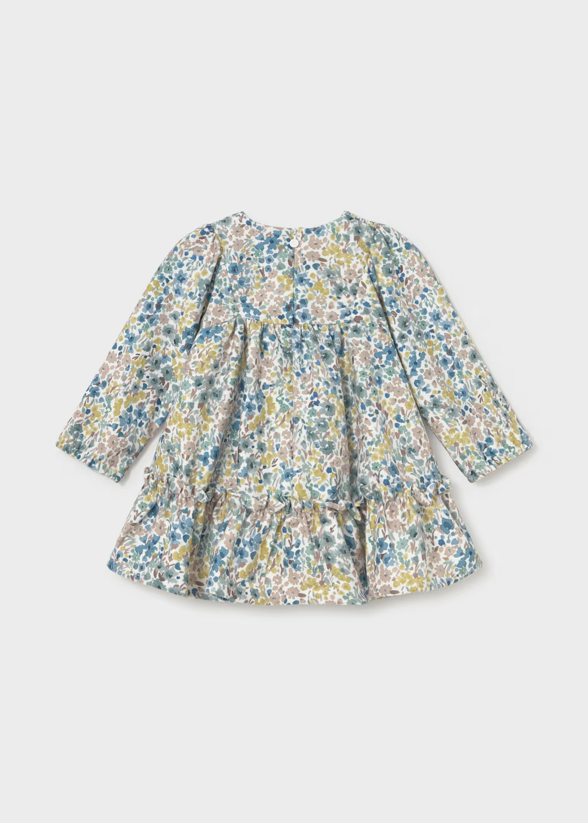 Baby Printed Velvet Dress | Mayoral