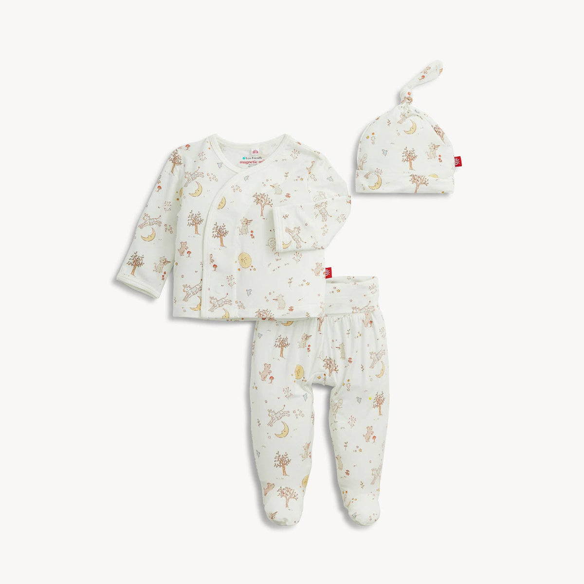 Bedtime Rhymes TENCEL™ Modal Baby Kimono Set | Magnetic Me
