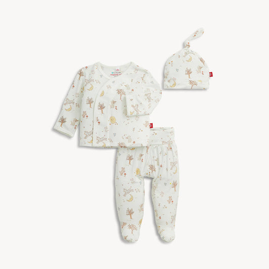 Bedtime Rhymes TENCEL™ Modal Baby Kimono Set | Magnetic Me