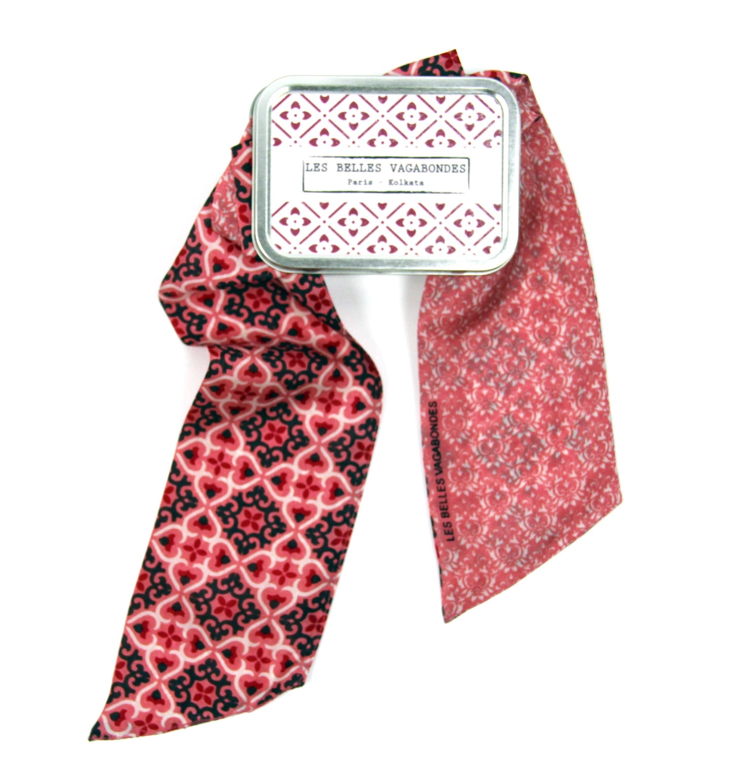 Florence Brown Silk Headband | Les Belles Vagabondes