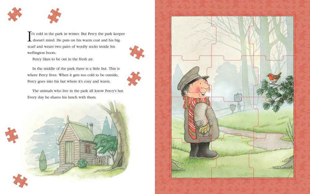 One snowy night jigsaw book : nick butterworth