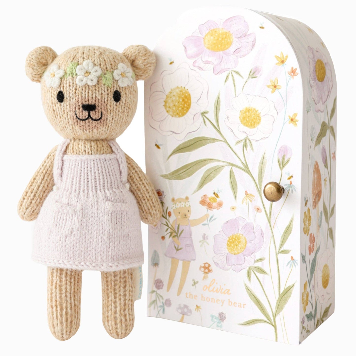 Olivia the Honey Bear | 6 in. | Cuddle + Kind